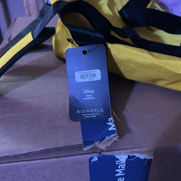 HP🎊🎊Disney Pixar Monsters, Inc. Scare Canister Duffel Bag - BoxLunch Exclusi… - Picture 7 of 10